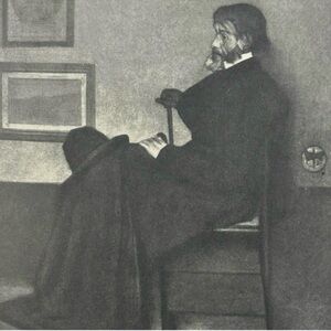PORTRAIT OF THOMAS CARLYLE 1907 James Abbott McNeill Whistler Art Print Original